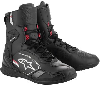 Alpinestars Superfaster Motorcycle Shoes black / gray / bright red  43