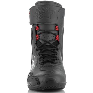 Alpinestars Superfaster Motorcycle Shoes black / gray / bright red  45