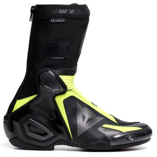 Dainese Axial 2 motorbike boots men black / yellow-fluo 42