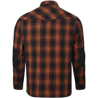 Bores Lumberjack Giacca camicia arancione / nero uomini