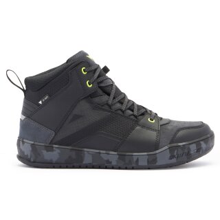Dainese Suburb D-WP motorcycle shoes black / camo / yellow 43