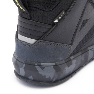 Dainese Suburb D-WP Chaussures de moto noir / camo / jaune 46