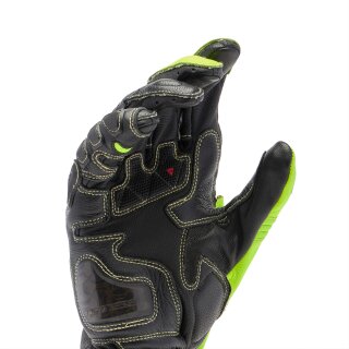 Dainese Full Metal 7 Handschuhe schwarz / fluo gelb
