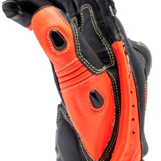 Dainese Full Metal 7 Handschuhe schwarz / fluo rot L