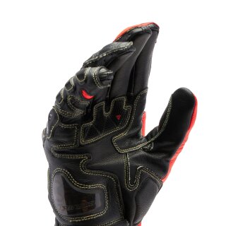 Dainese Full Metal 7 Handschuhe schwarz / fluo rot L