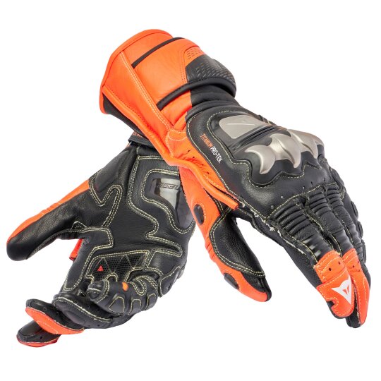 Dainese Full Metal 7 Gloves black / fluo red M