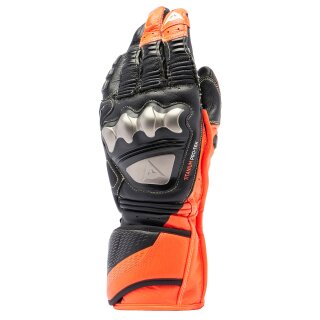 Dainese Full Metal 7 Guanti nero / rosso fluo XL
