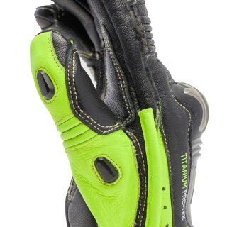 Dainese Full Metal 7 Gloves black / fluo yellow XL