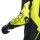 Dainese Audax D-Zip Tuta in pelle perf. nero / giallo fluo / bianco