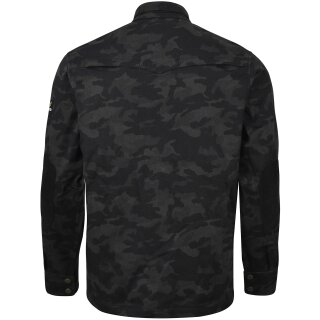 Bores Militaryjack Chaqueta-Camisa camuflaje negro 4XL