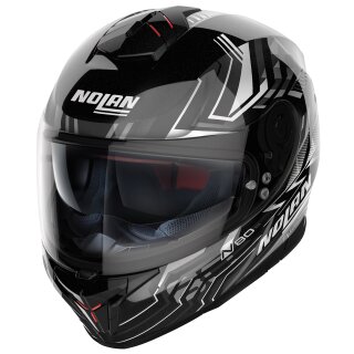 Nolan N80-8 Turbolence N-Com black / white full-face helmet
