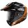 Nolan X-552 Ultra Carbon Dinamo N-Com Casco de aventura negro / blanco / naranja