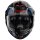 Nolan X-1005 Ultra Carbon Sandglass N-Com nero / blu / rosso casco flip-up XXL