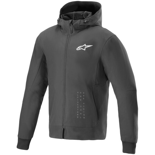 Alpinestars Radium Tech Sudadera con capucha negro / blanco