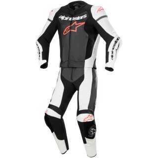 Alpinestars Missile GP Force Lurv 2-piece Leather Suit black / white / fluo red
