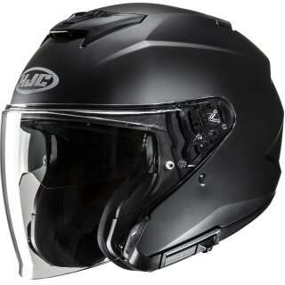 HJC i31 Casque Jet - Noir Mat Semi Plat XL