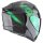 Scorpion Exo-1400 Evo II Carbon Air Platted Casco Integrale Nero / Verde XL