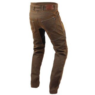 Trilobite Parado Motorrad-Jeans Doublelayer Herren Rusty Braun Regular, Slim Fit