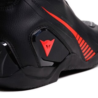 Scarpe da moto Dainese Superya Nero / Fluo-Rosso