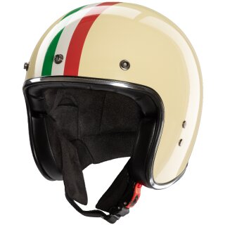 Kochmann RB-802 Italia Casco Jet Bianco / Verde / Rosso XL