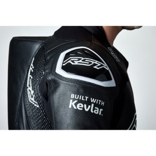 Mono de cuero RST V4.1 EVO Airbag Negro / Negro 48