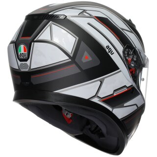 Casco integral AGV K3 Rivia Negro Mate / Blanco XL