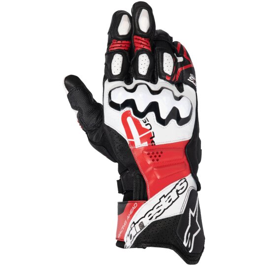 Gants Alpinestars GP Plus R V3 Noir / Blanc / Rouge Clair XL