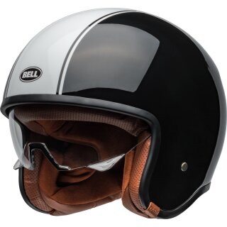 Casco Jet Bell TX501 Rally Nero / Bianco L