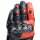 Dainese Carbon 4 Sporthandschuhe Kurz Schwarz / Fluo-Rot M