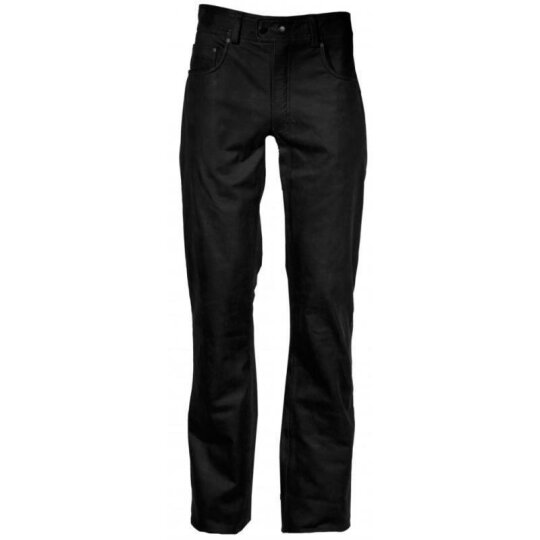 Modeka STEMP Jeans negro de cuero para Hombre