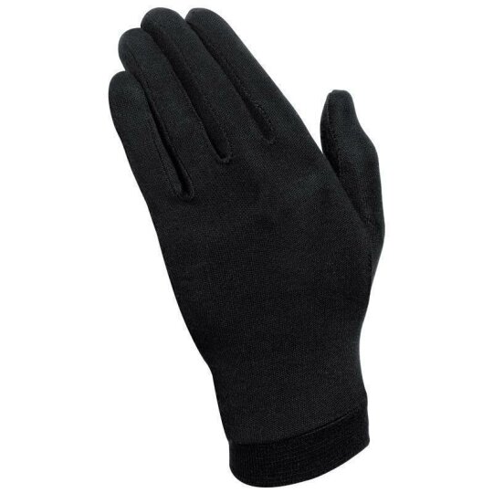 Held under-gloves silk black