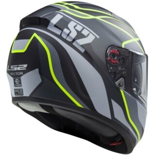 LS2 FF397 Vector Vantage full-face helmet matt-black / yellow