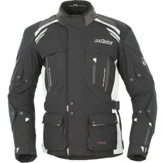 B&uuml;se Highland textile jacket black / grey,  men