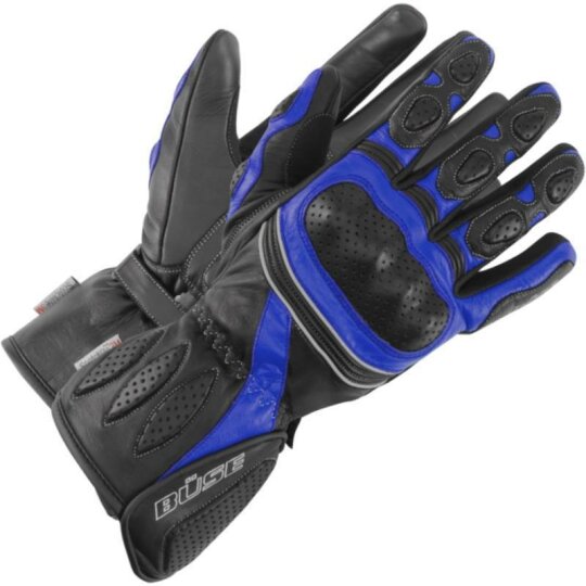 Büse Pit Lane glove black / blue, men