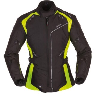 Modeka Scarlett Lady Veste de moto noir / jaune