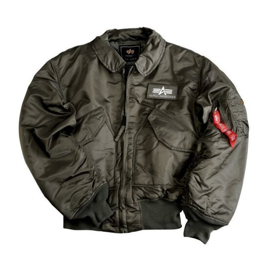 Alpha Industries Chaqueta de Bombardero CWU 45 Rep.gris 2XL