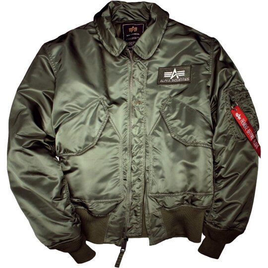 Giacche Bomber Alpha Industries CWU 45 Rep. sage verde 2XL