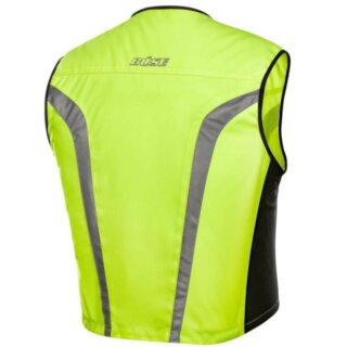 Büse Gilet de sécurité noir / jaune néon M