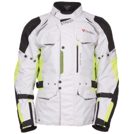 Modeka Striker textile jacket light grey / black XS