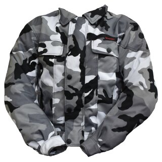 Modeka Detroit Veste noir / camouflage