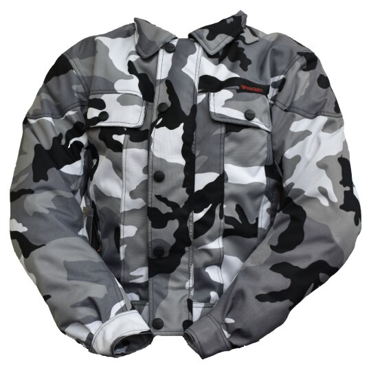 Modeka Detroit Veste noir / camouflage XS
