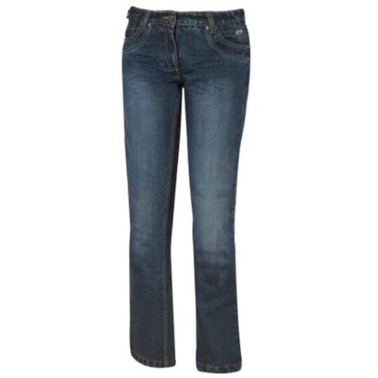 Held Jeans de moto Crackerjane femme, bleu 28