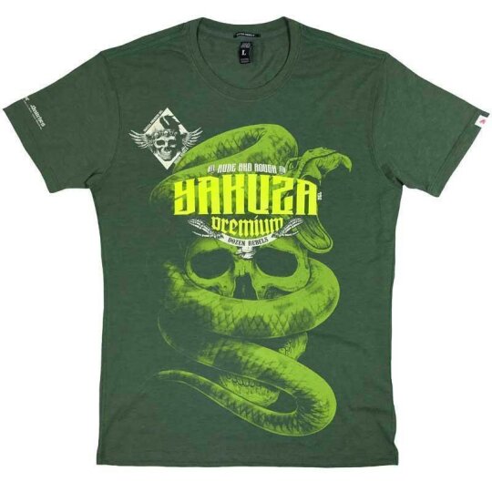 Yakuza Premium Mens T-Shirt 2404 green XXL