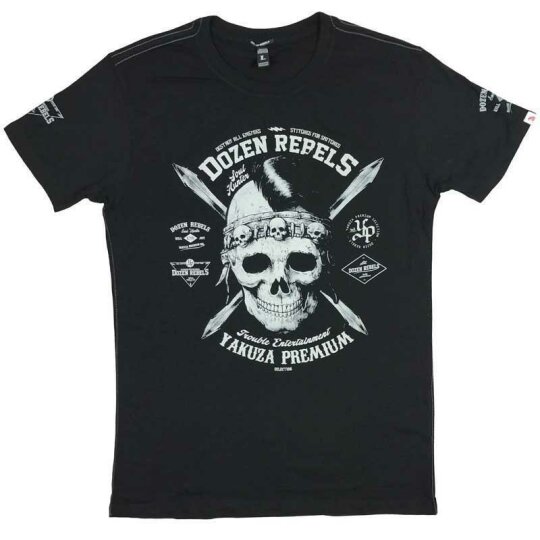 Yakuza Premium Hombre Camiseta Negra M