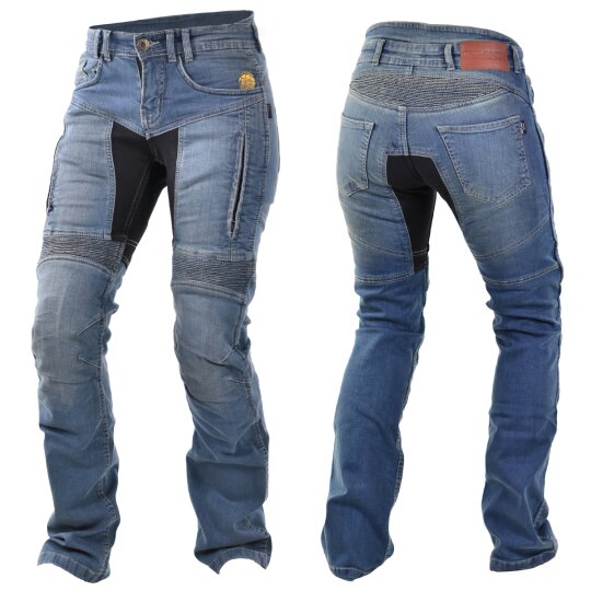 Trilobite Parado motorcycle jeans ladies blue long 26/34